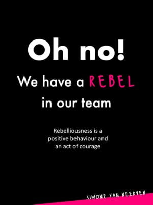 oh no we have a rebel in our team