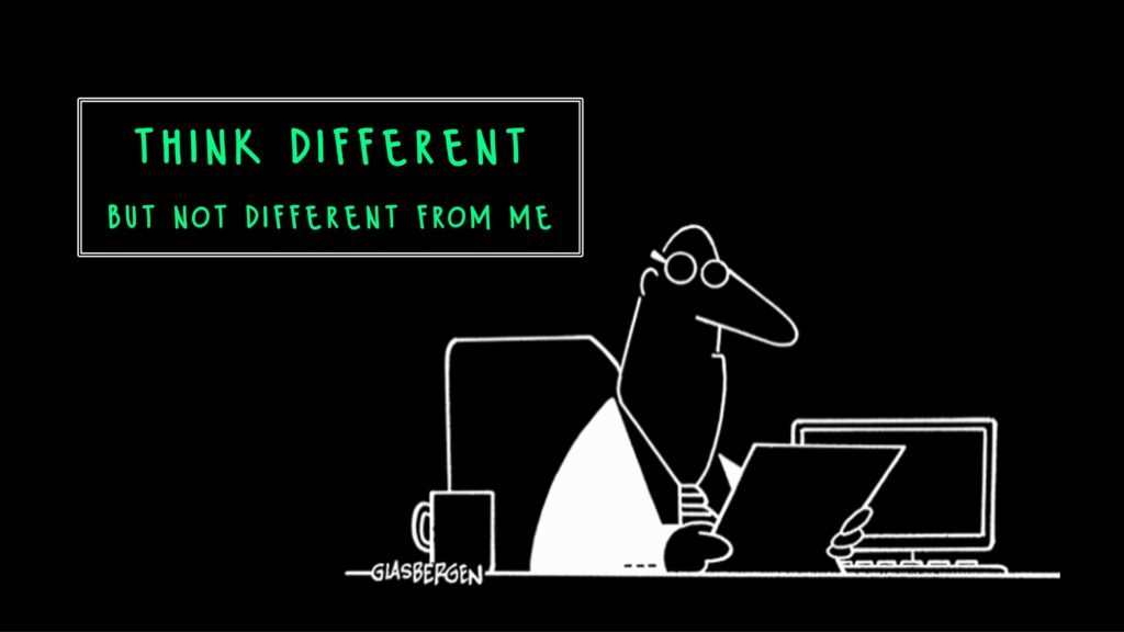 glasbergen rebella cartoon think different