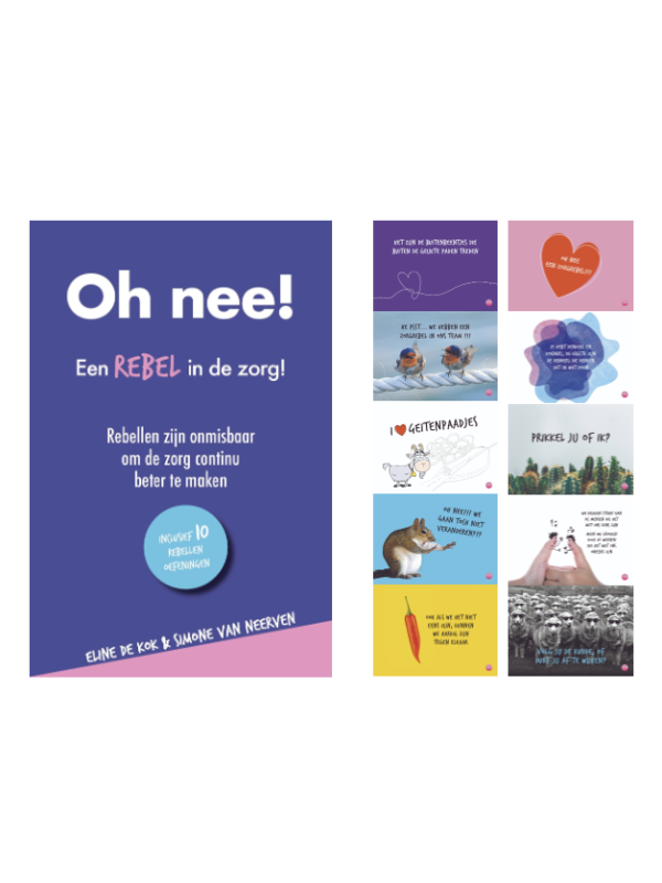 COMBI DEAL zorgrebel boekje 1 + kaartenset